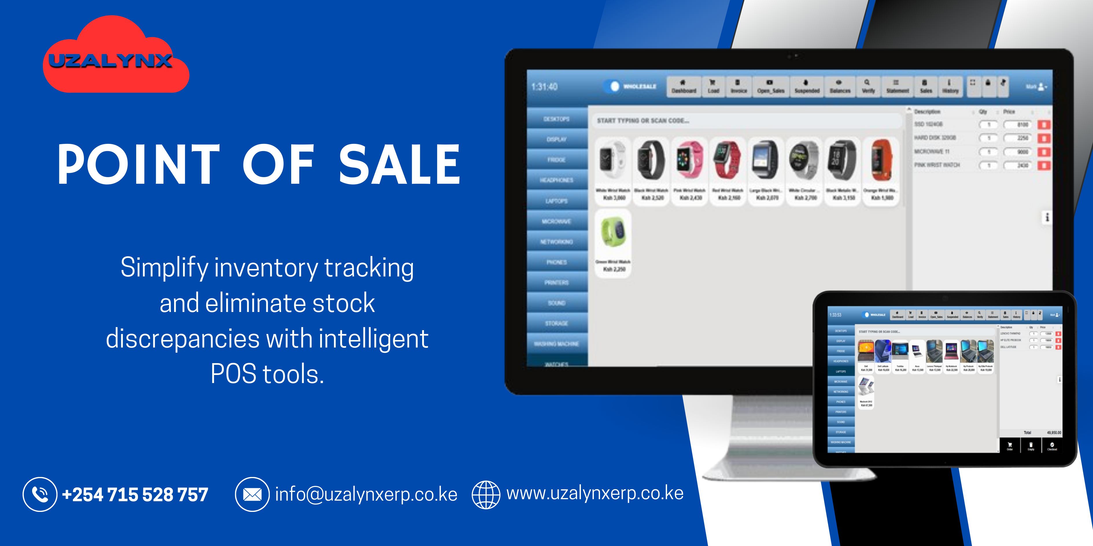 best point of sale system in Kiambu, machakos, embu, murang'a, nyeri,kajiado Kenya